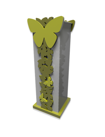 CALLEADESIGN: Butterfly portaombrelli moderno legno verde oliva in offerta