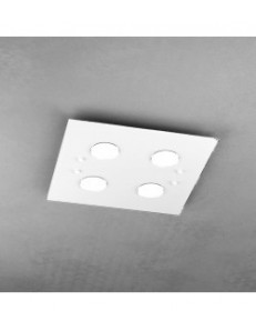 TOP LIGHT: Path plafoniera LED in vetro bianco 40x40cm in offerta 2