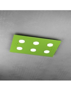 TOP LIGHT: Path plafoniera LED in vetro verde 40x60cm in offerta