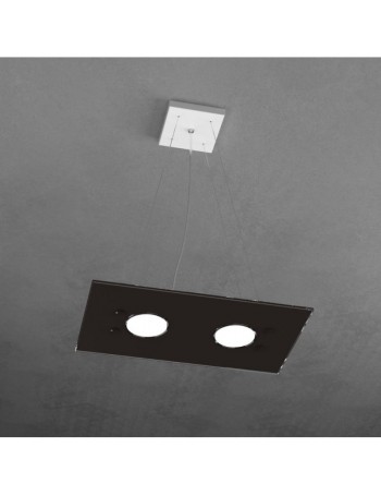 TOP LIGHT: Path 2+1 luci sospensione LED in vetro marrone in offerta