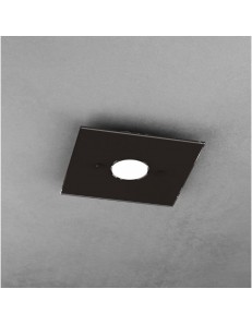 TOP LIGHT: Path plafoniera LED in vetro marrone 25x25cm in offerta