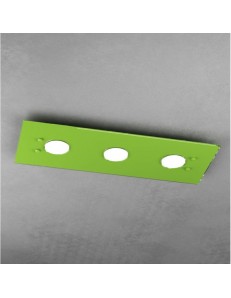 TOP LIGHT: Path plafoniera LED in vetro verde 20x60cm in offerta