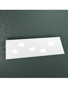 TOP LIGHT: Note plafoniera LED rettangolare slim bianco 88x39cm in offerta