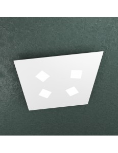 TOP LIGHT: Note plafoniera LED bianco moderna design camera cucina quadrato 55x50cm in offerta