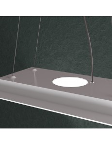 TOP LIGHT: Note sospensione LED quadrata biemissione grigio per cucina 55x50cm in offerta 2