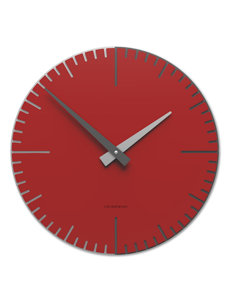 Orologio da muro Senso rosso dESIGNoBJECT, E-Italy