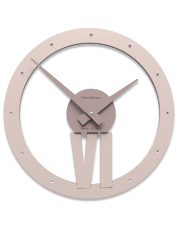 CALLEADESIGN: Xavier orologio da parete rotondo legno grigio prugna in offerta
