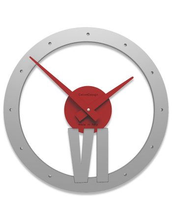 CALLEADESIGN: Xavier orologio da parete rotondo legno rubino in offerta