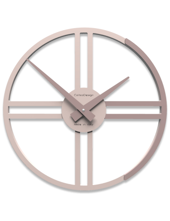 CALLEADESIGN: Gaston orologio da parete rotondo legno grigio prugna in offerta