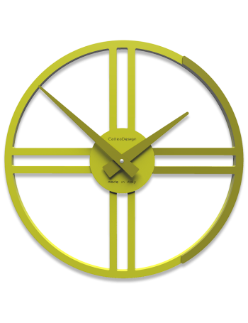 CALLEADESIGN: Gaston orologio da parete rotondo verde oliva legno in offerta