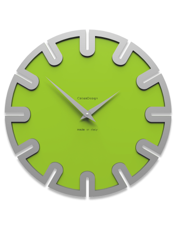 CALLEADESIGN: Roland orologio da parete verde mela legno rotondo in offerta