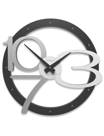 CALLEADESIGN: Scarlett orologio da parete rotondo legno nero in offerta