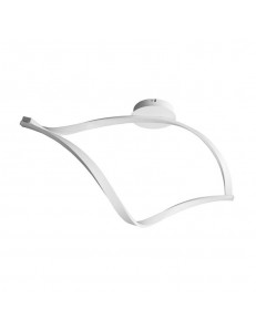 ONDALUCE: Nodo plafoniera design moderna LED 43w bianco opaco 100cm in offerta