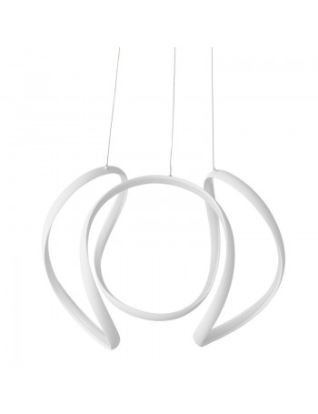 ONDALUCE: Delta sospensione LED 40w bianca 50cm in offerta