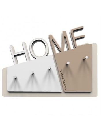 CALLEADESIGN: Home appendichiavi da parete magnetico moderno legno color caffelatte in offerta