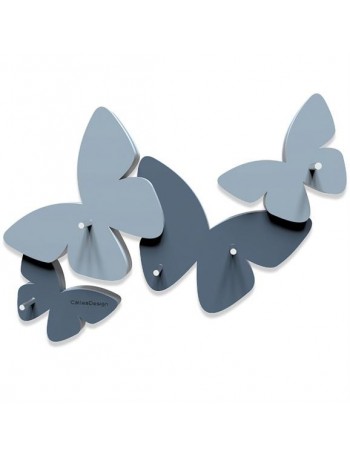 CALLEADESIGN: Appendichiavi da parete magnetico design farfalle legno colore carta da zucchero in