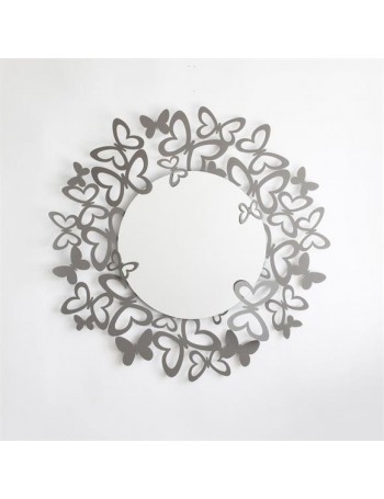 ARTI e MESTIERI: Butterfly storm specchio da parete moderno design farfalle fango 86cm in offerta