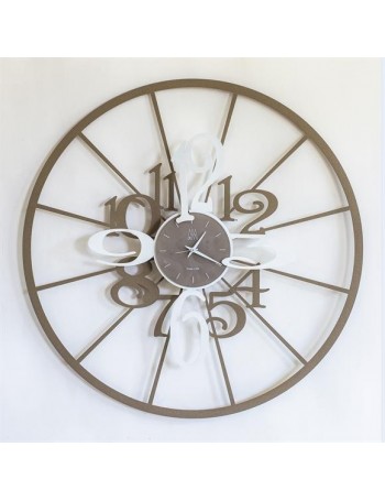 ARTI e MESTIERI: Kalesy orologio da parete originale beige bianco 70cm in offerta