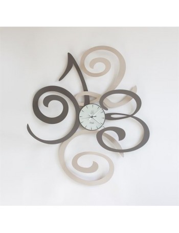 ARTI e MESTIERI: Filomena orologio da parete fango nocciola 93cm in offerta
