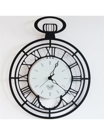 ARTI e MESTIERI: Cipollone orologio da parete nero vintage in offerta