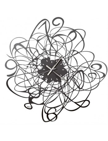 ARTI e MESTIERI: Doodle nero orologio da parete particolare in offerta