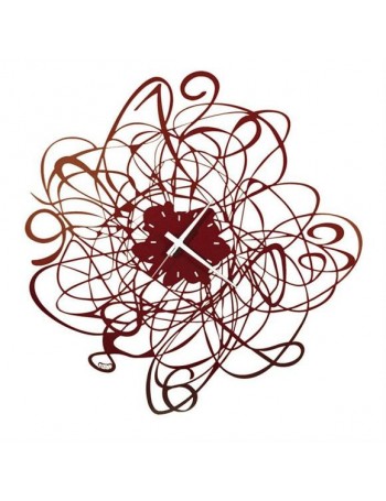 ARTI e MESTIERI: Doodle rosso orologio da parete in metallo in offerta