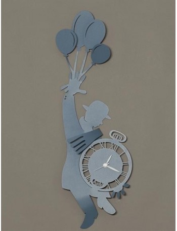 ARTI e MESTIERI: Il tempo vola orologio da muro particolare avion in offerta