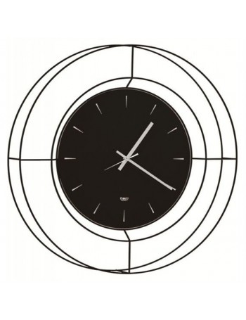 ARTI e MESTIERI: Nudo orologio da parete rotondo metallo nero in offerta