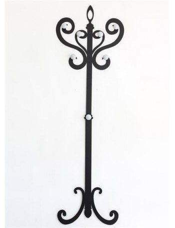 ARTI e MESTIERI: Thonet grande appendiabiti nero e grigio in metallo in offerta