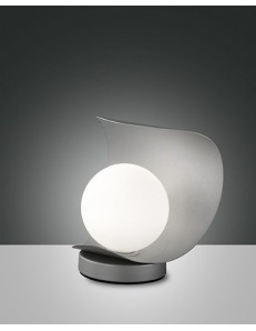 FABAS LUCE: Adria lampada da tavolo warm white argento touch in offerta