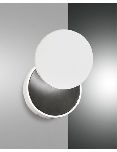FABAS LUCE: Ara lampada a parete LED con pulsante warm white bianca in offerta