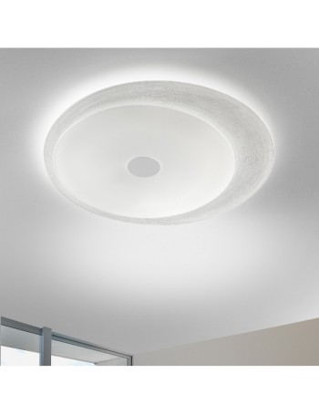 ANTEALUCE: Fuoriskema round plafoniera LED bianco 55cm in offerta