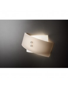 ANTEALUCE: Fold applique vetro tortora 42cm in offerta 2