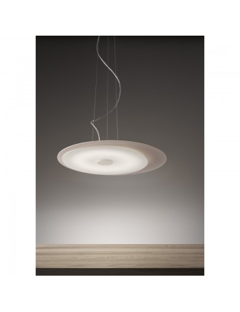 ANTEALUCE: Fuoriskema round sospensione LED tortora 55cm in offerta