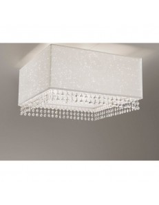 Spark sospensione tessuto glitter con cristalli perimetrali 2