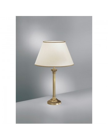 ANTEALUCE: President lumetto ottone paralume chiaro 30cm in offerta
