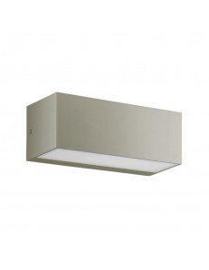 ONDALUCE: Falco applique IP65 biemissione da esterno silver in offerta