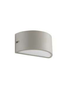 ONDALUCE: Linus applique biemissione da esterno silver IP44 in offerta