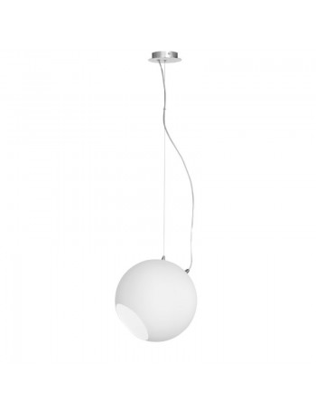 ONDALUCE: Lampara sospensione in vetro bianco 30cm in offerta