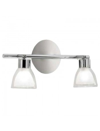 ONDALUCE: Linea applique con 2 faretti spot cromo in offerta