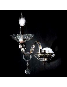 ONDALUCE: Roxanne applique 1 luce in vetro in offerta