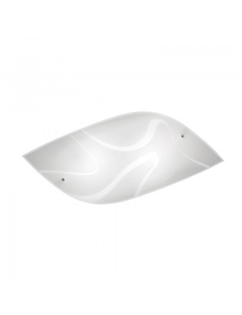 ONDALUCE: Zippo applique vetro bianco 30cm in offerta