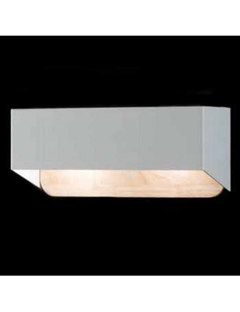 ONDALUCE: Reed applique bianco legno 33cm in offerta