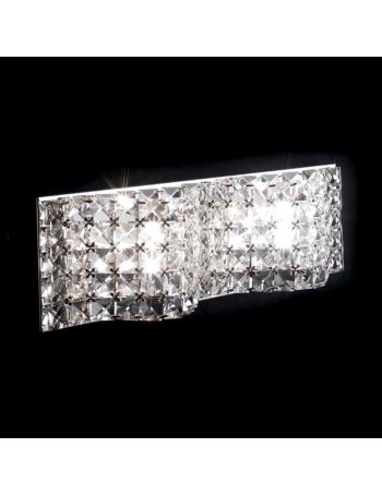 ONDALUCE: Vigo clear applique 2 luci con cristalli in offerta