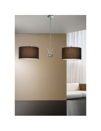 ANTEALUCE: Guest lampadario bilanciere marrone moka in offerta