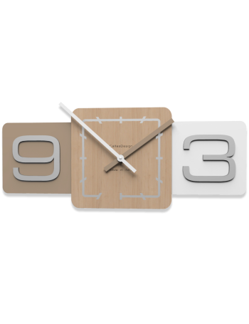 CALLEADESIGN: Sessanta orologio design da parete legno moderno caffelate 3 elementi in offerta
