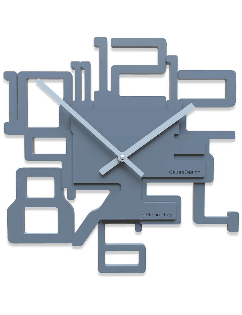 CALLEADESIGN: Kron orologio da parete in legno intagliato numeri rilievo color carta da zucchero in