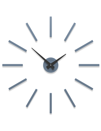 CALLEADESIGN: Orologio da parete moderno numeri adesivi legno carta da zucchero 62cm in offerta