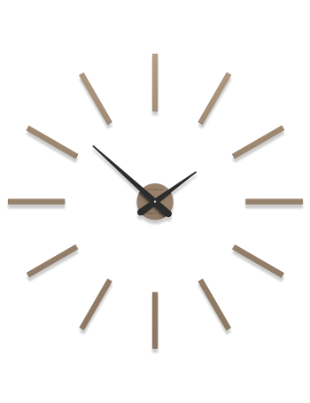 CALLEADESIGN: Pinturicchio orologio componibile numeri adesivi legno caffelatte 78cm in offerta