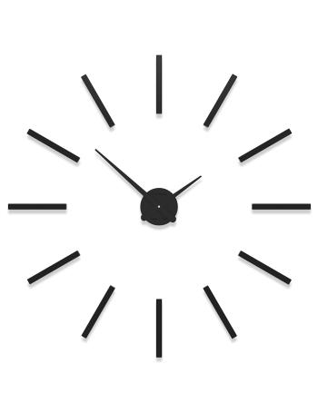 CALLEADESIGN: Pinturicchio orologio componibile numeri adesivi legno nero 78cm in offerta